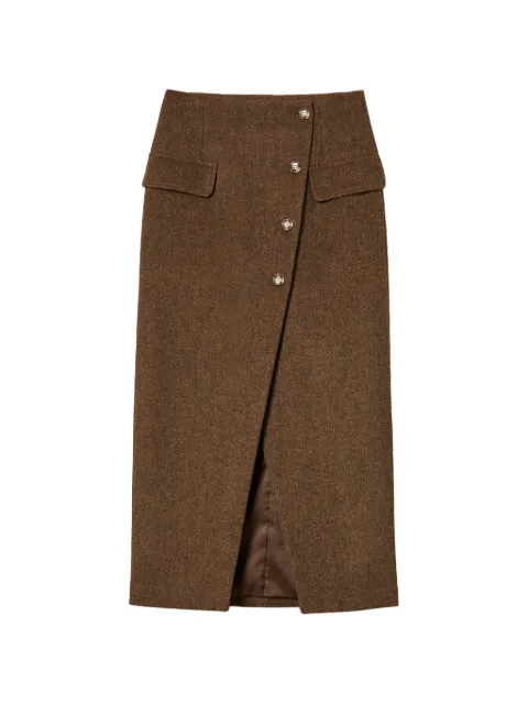 TWINSET long velour cloth skirt