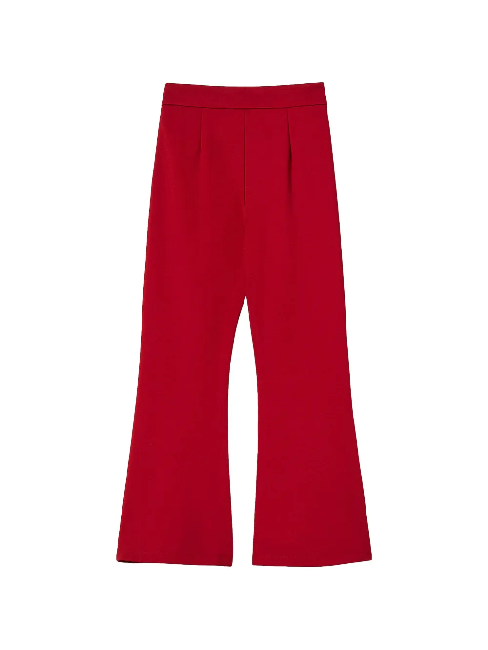 TWINSET Kids Flared broek met rits Rood