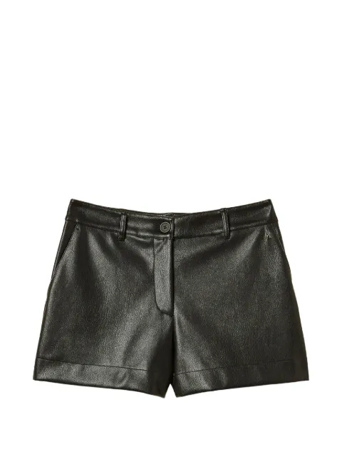 TWINSET faux-leather shorts