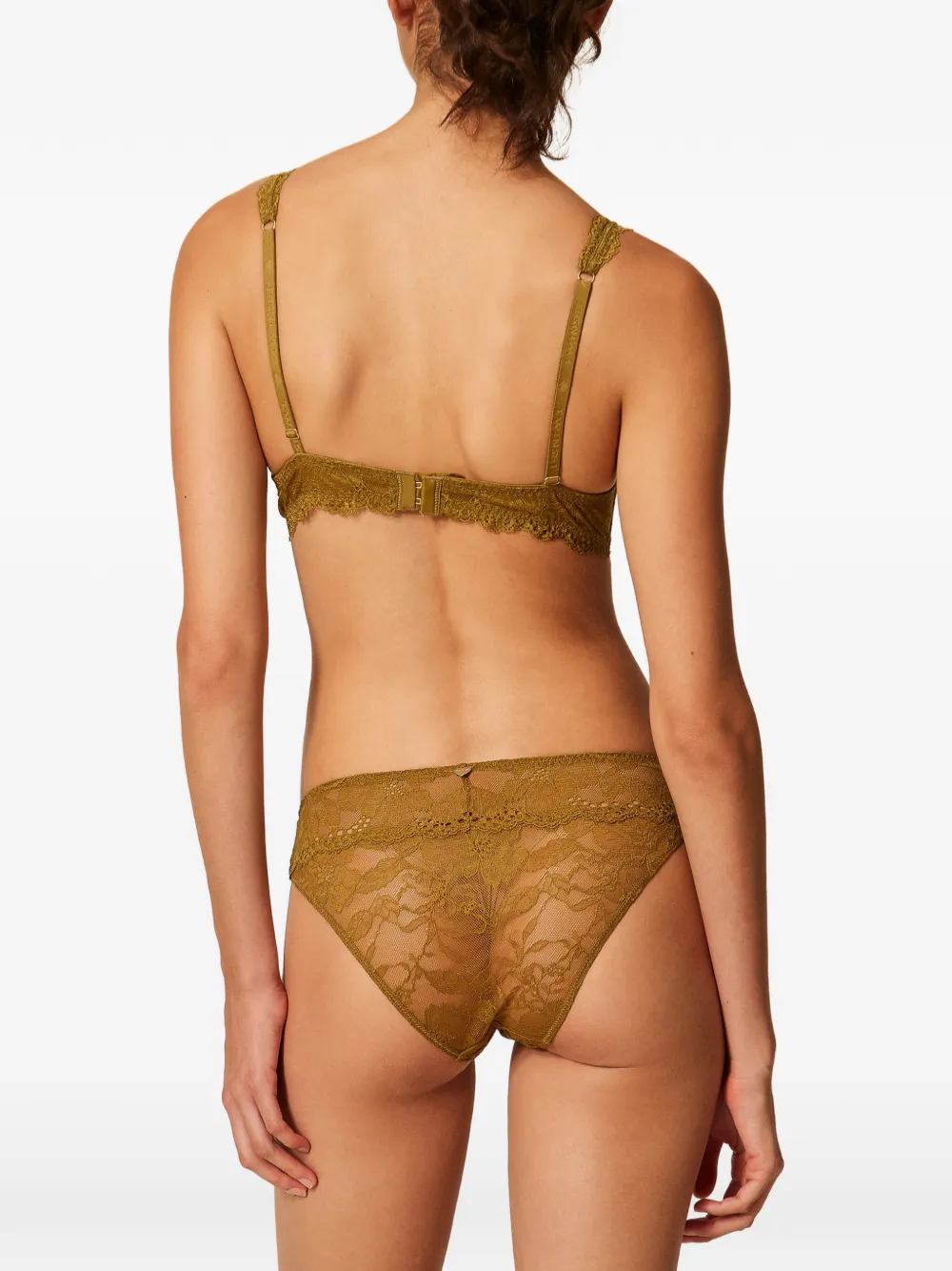 TWINSET Kanten slip Groen