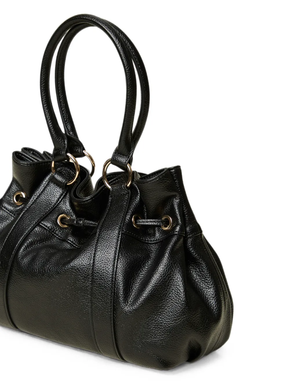 TWINSET Shopper met trekkoord Zwart