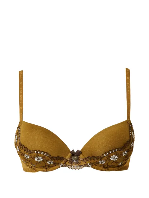 TWINSET Embroidered tulle push-up bra