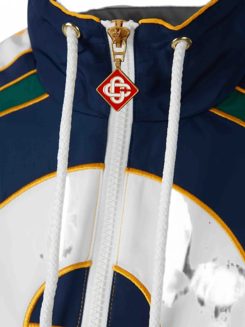 Casablanca Jack met rits en logodetail Blauw