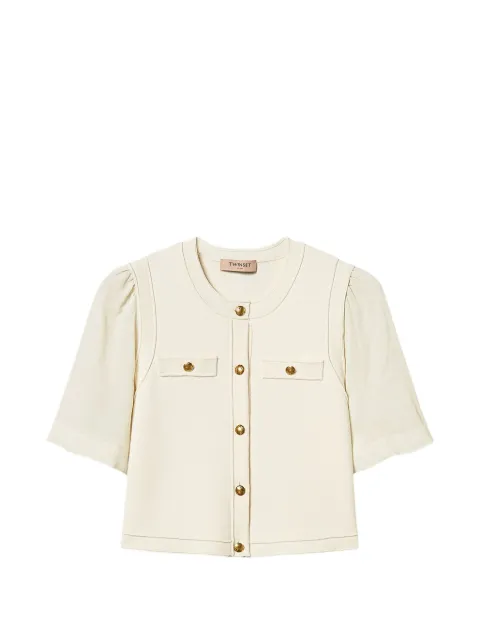 TWINSET cárdigan tejido con botones metálicos