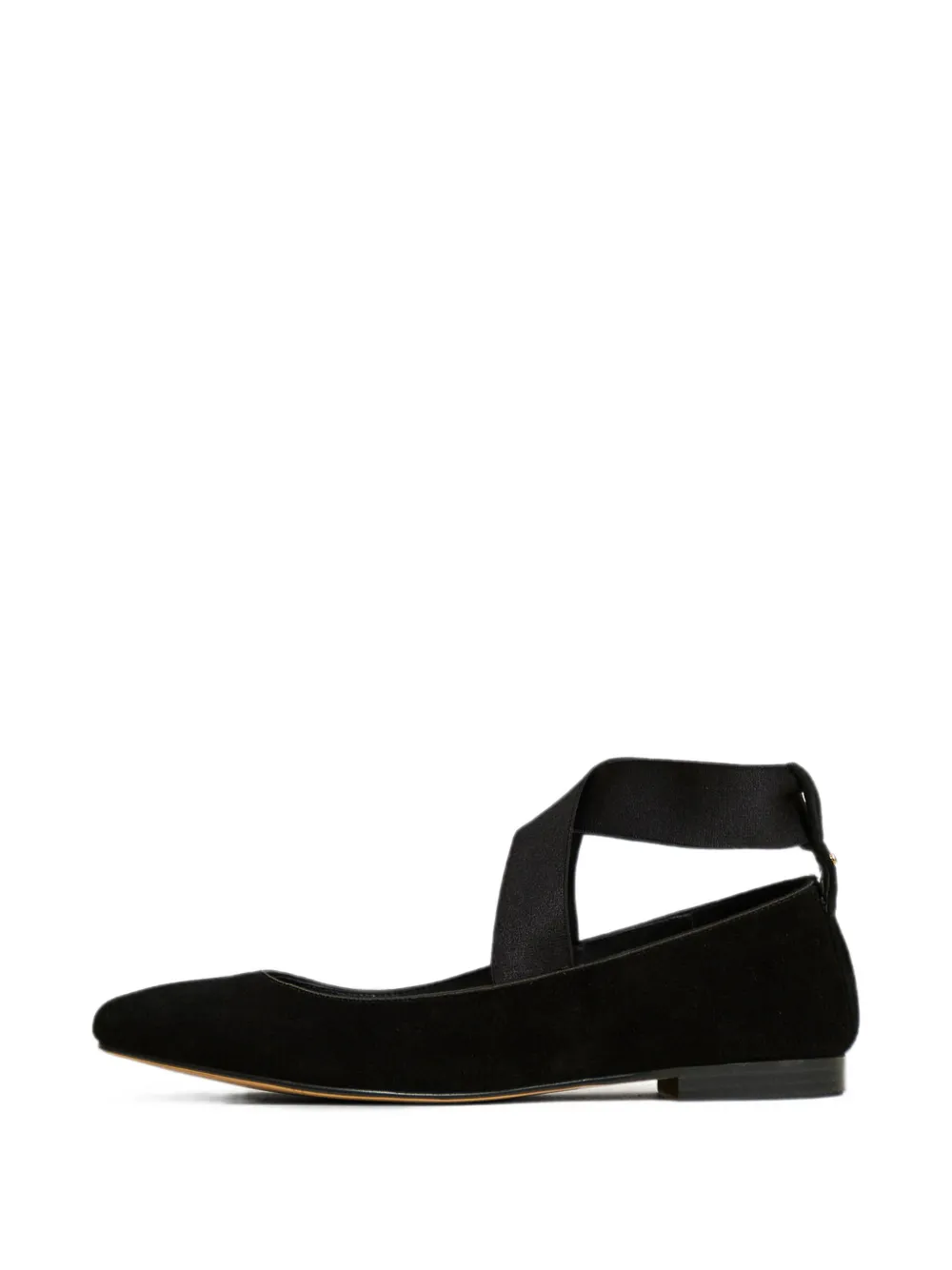 TWINSET suede ballet flats - Nero