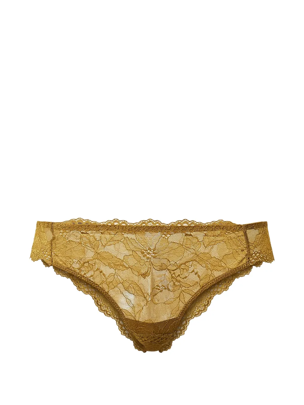 TWINSET Slip brasiliano in pizzo - Verde