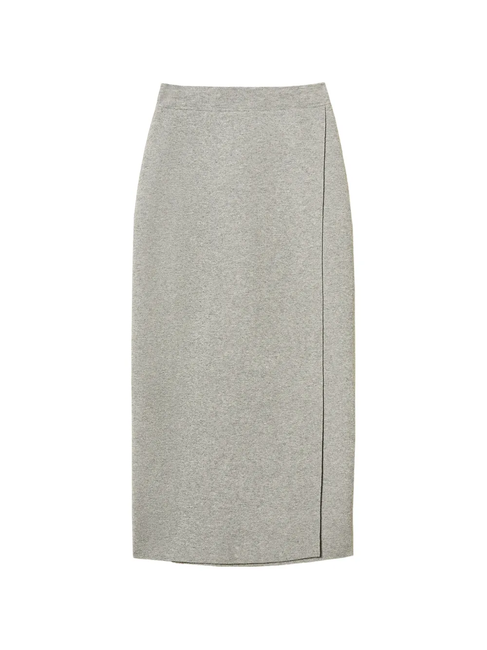 TWINSET Gebreide midi-rok Grijs