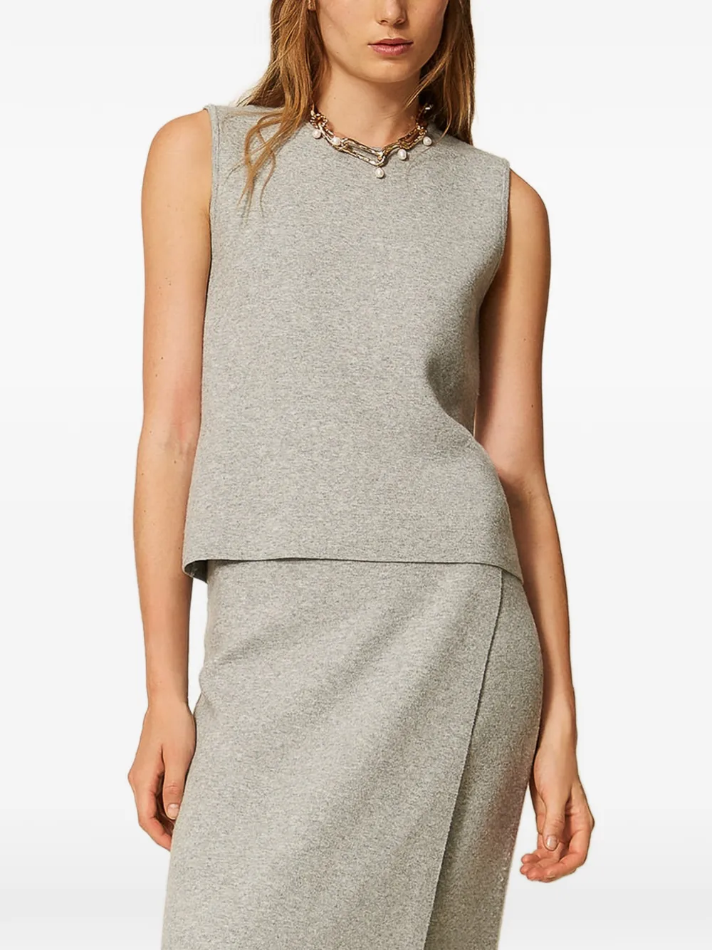 TWINSET knitted midi skirt - Grau