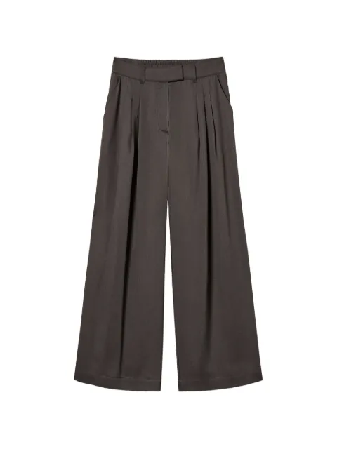 TWINSET pantalones anchos de satén