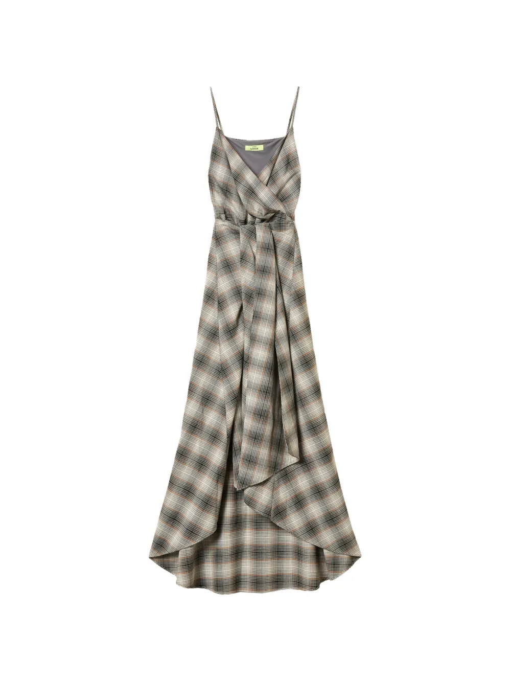 TWINSET Myfo midi dress in check flannel