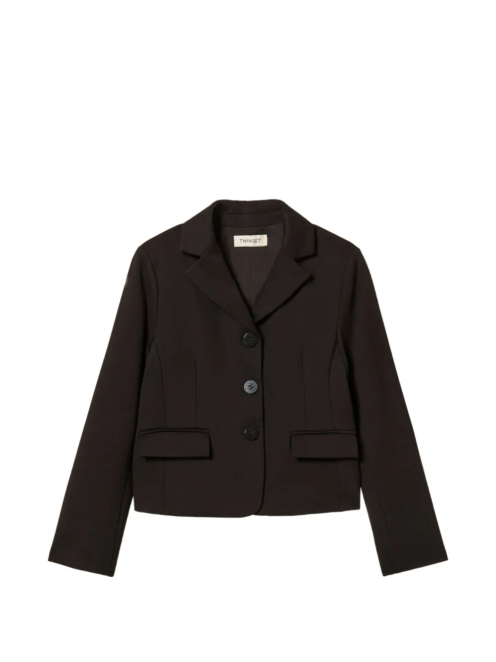TWINSET Kids flap-pockets blazer - Nero