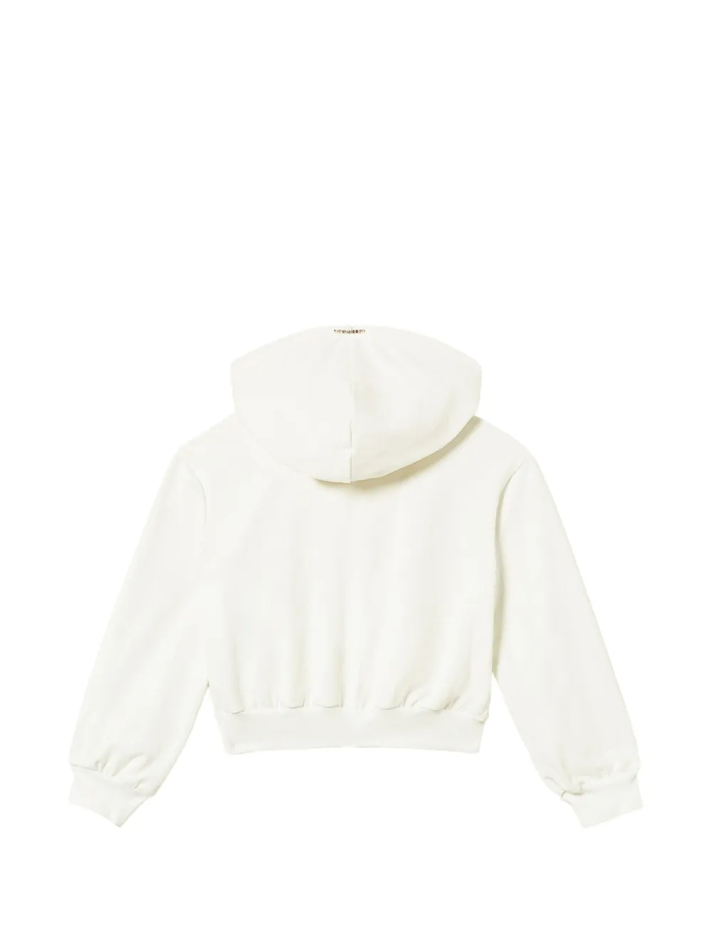 TWINSET Kids Hoodie met gebreid detail Beige