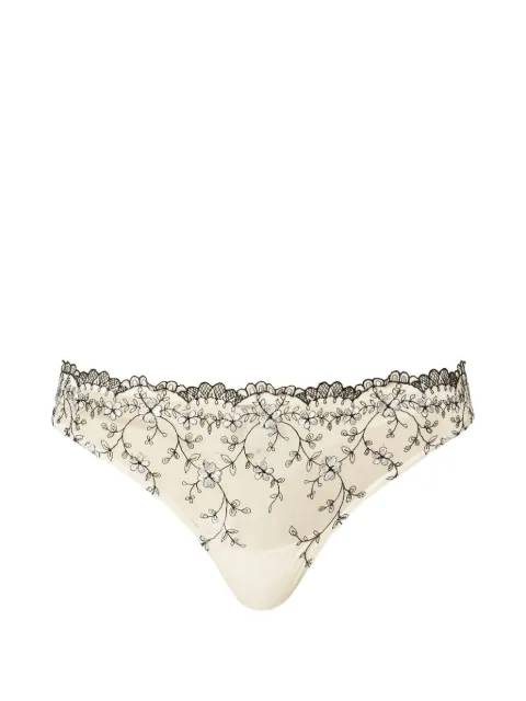 TWINSET embroidered tulle G-string
