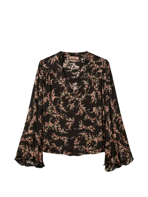 TWINSET blouse en créponne à fleurs