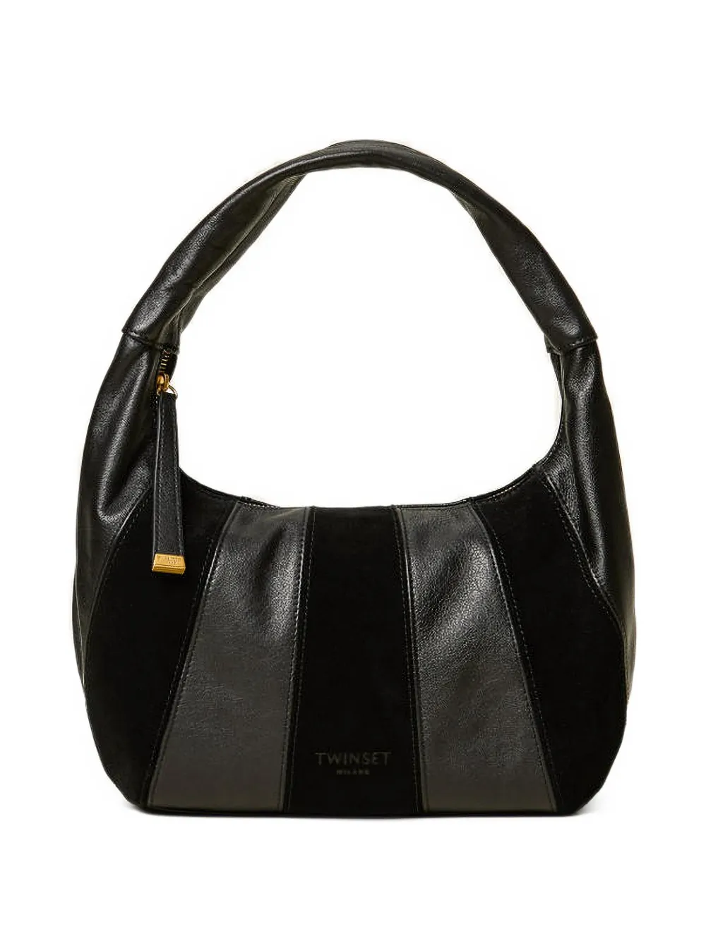 TWINSET Leren tas Zwart