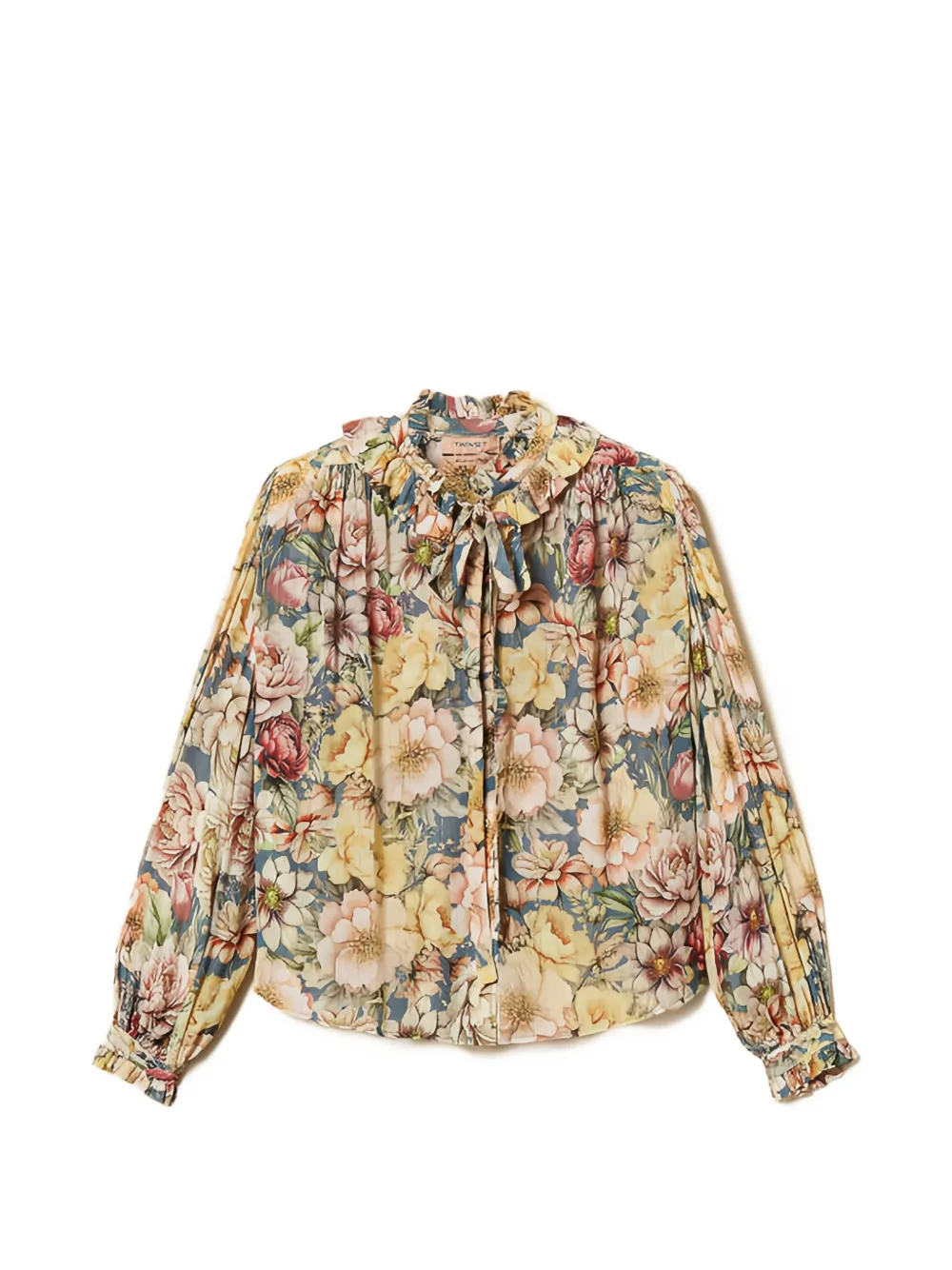 TWINSET Hemd mit Blumenprint - Blau