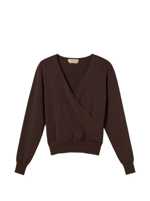 TWINSET viscose-blend crossover jumper