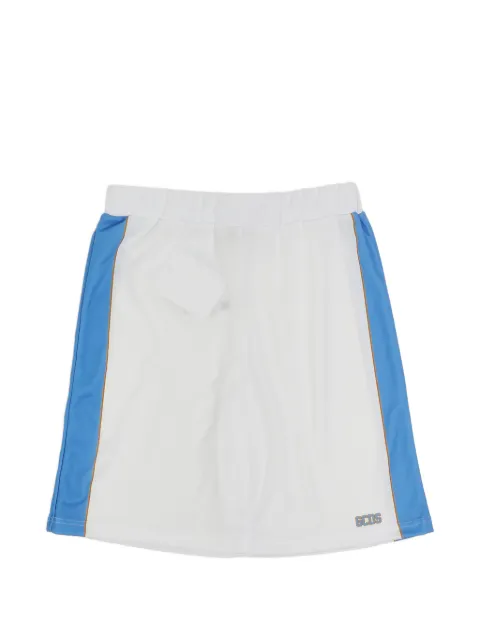 Gcds Kids shorts con logo estampado y rayas laterales