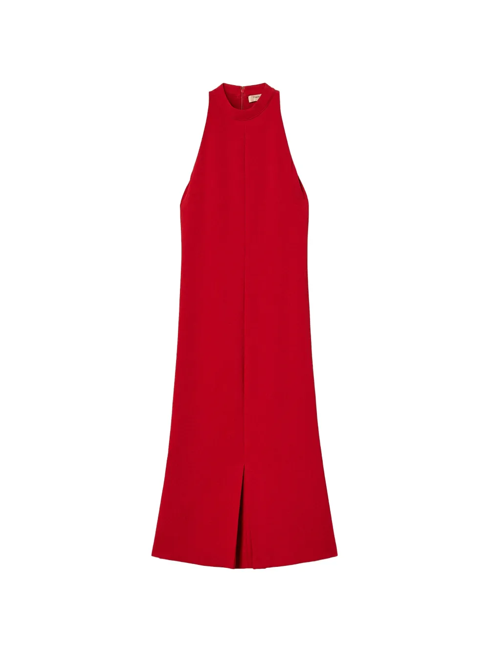 TWINSET Abito lungo con scollo all'americana - Rosso