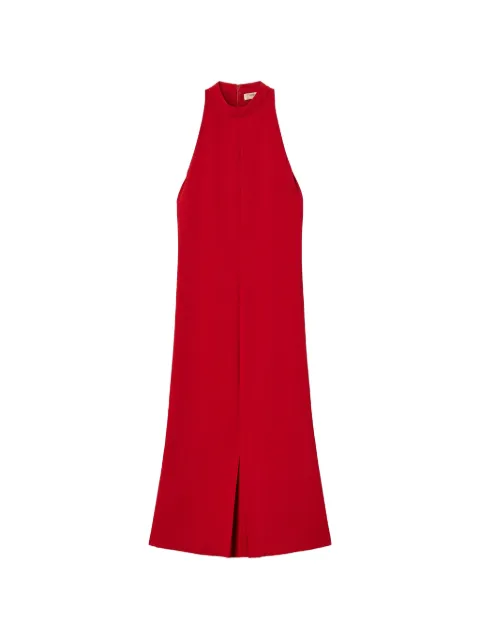 TWINSET long crêpe halter neck dress