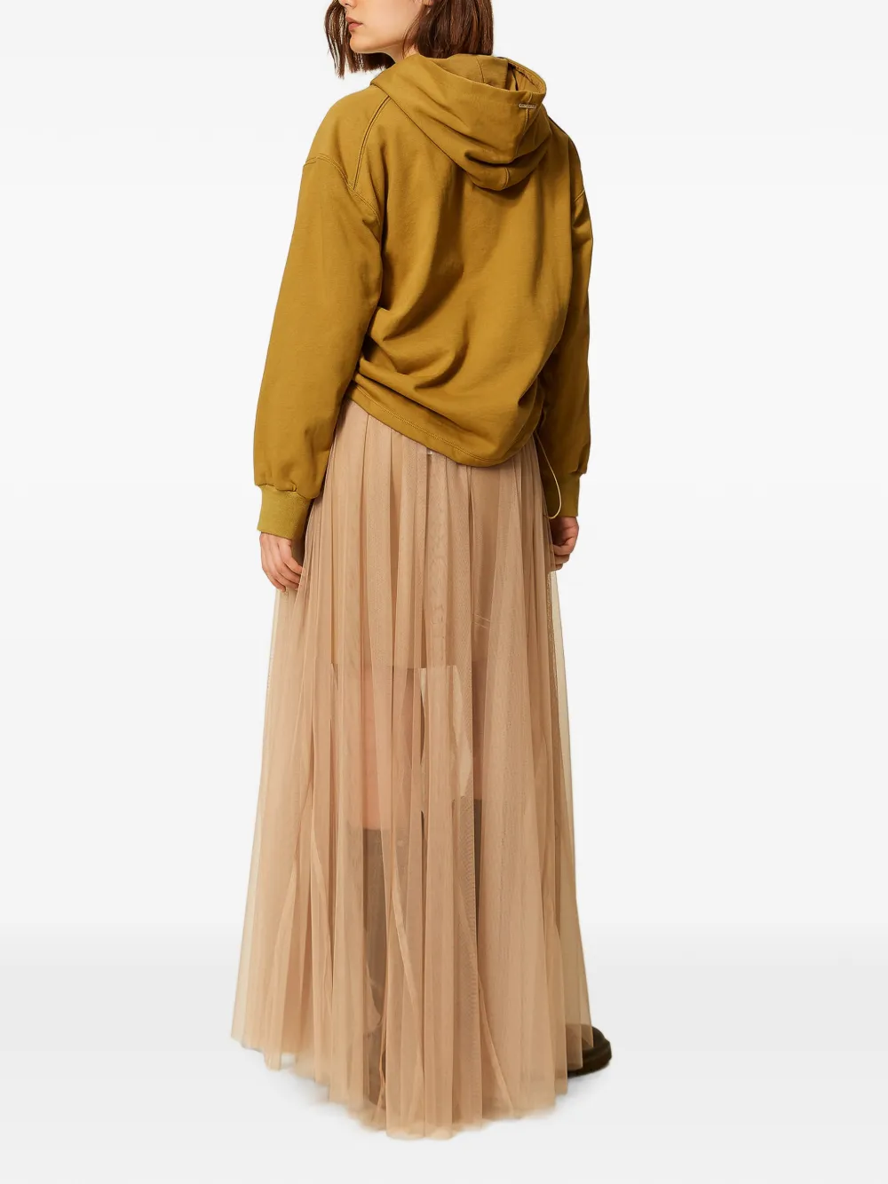 TWINSET Tulen maxi-rok Beige
