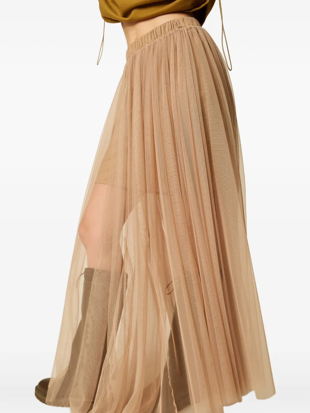 TWINSET Tulen maxi-rok Beige