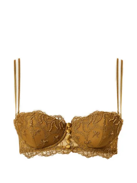TWINSET brasier de tul bordado