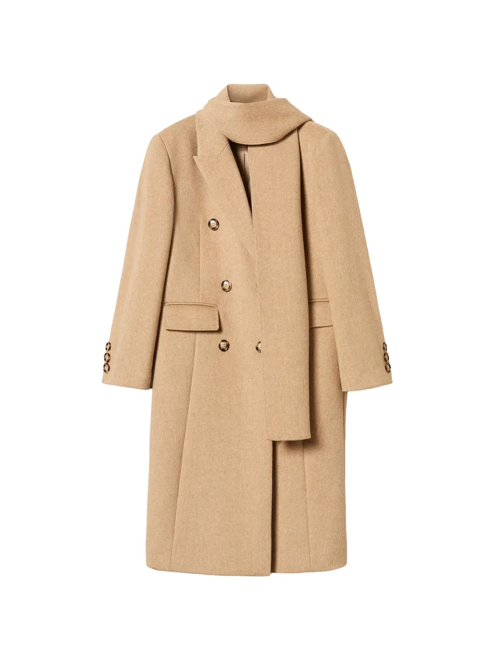 TWINSET Cappotto in lana velour - Toni neutri
