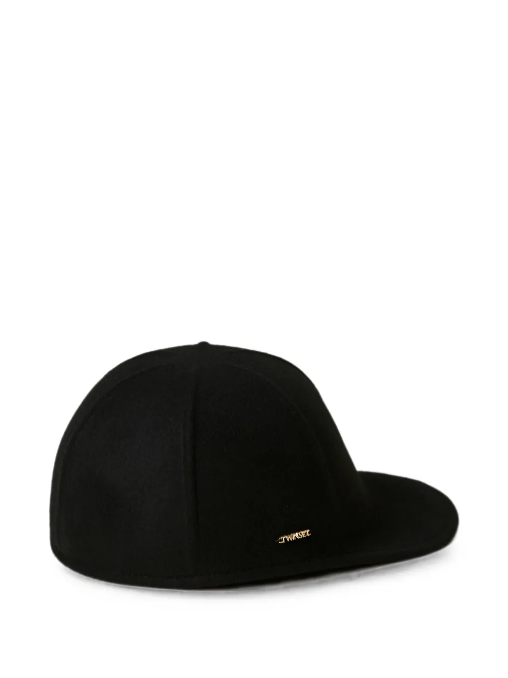 TWINSET Wollen honkbalpet Zwart