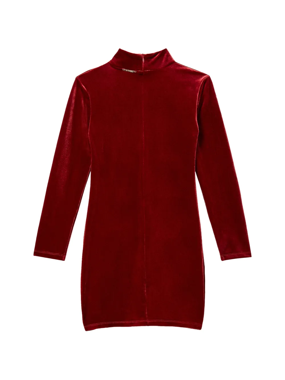 TWINSET Kids Chenille gesmockte jurk Rood