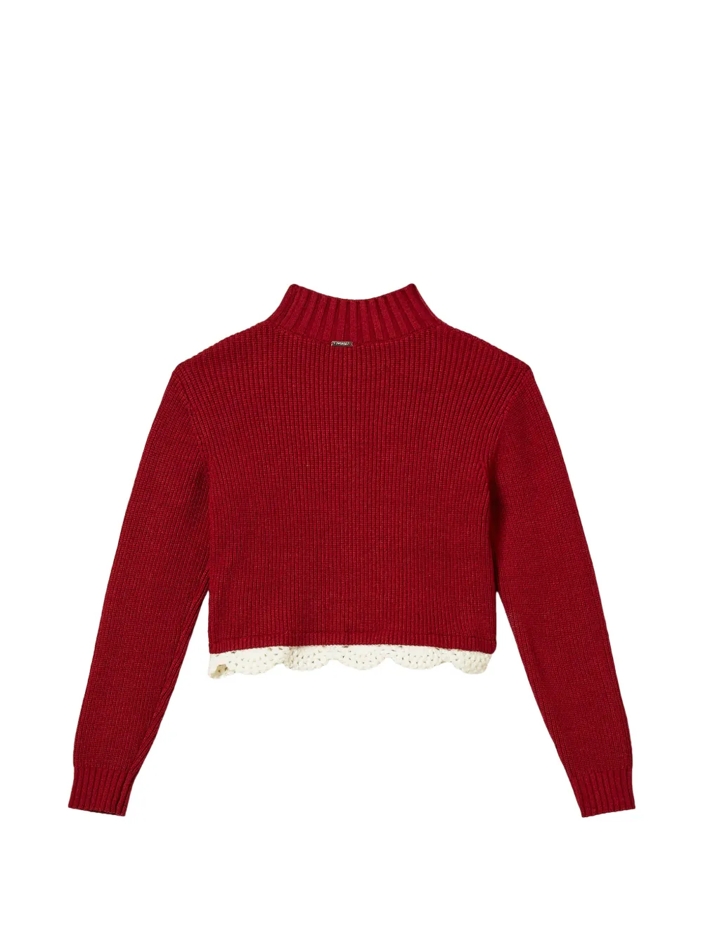 TWINSET Kids Coltrui met gehaakt detail Rood