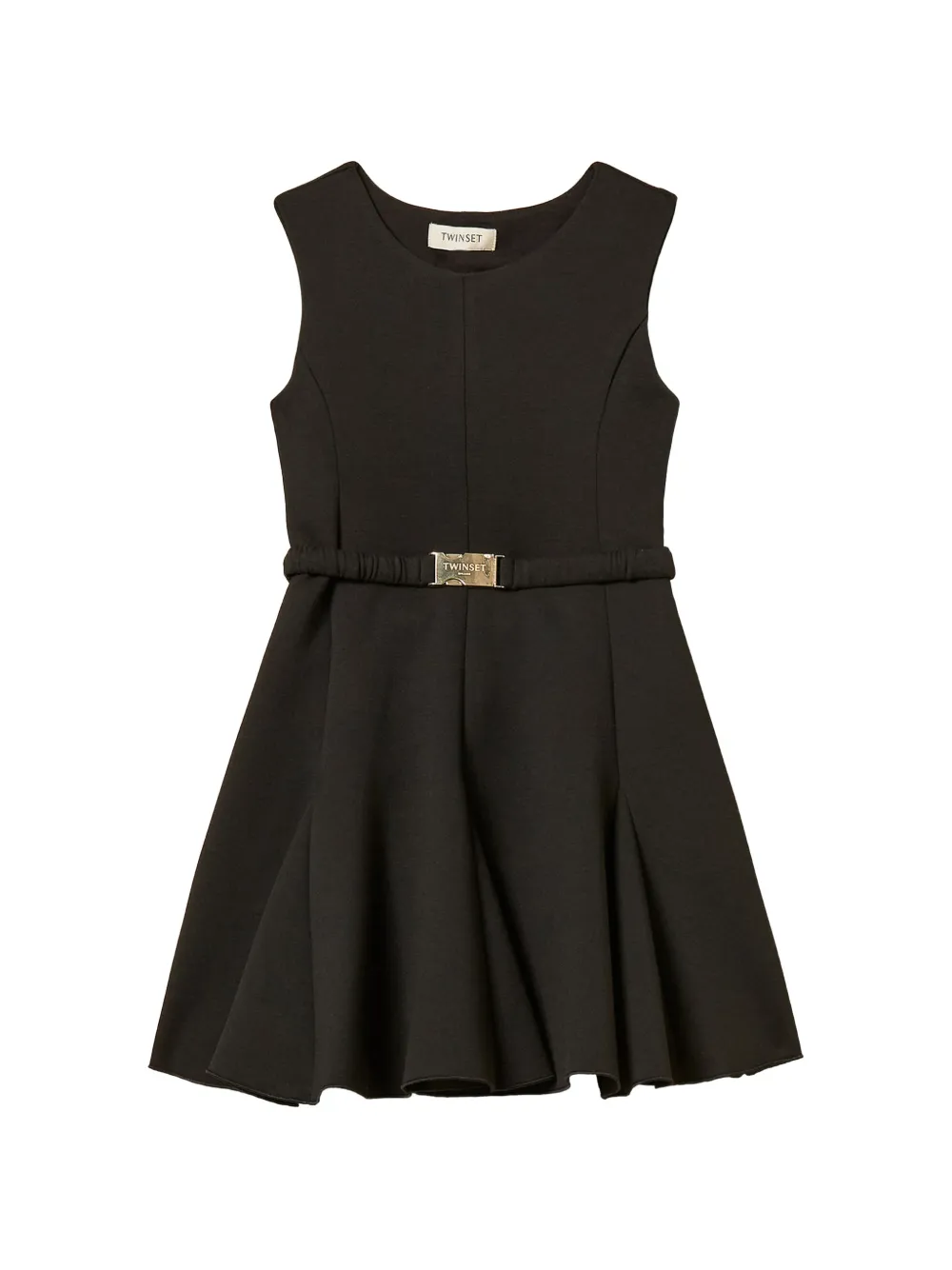 TWINSET Kids Abito corto in tessuto scuba - Nero
