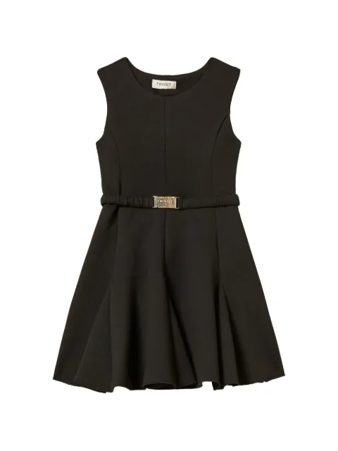 TWINSET Kids vestido corto de tela