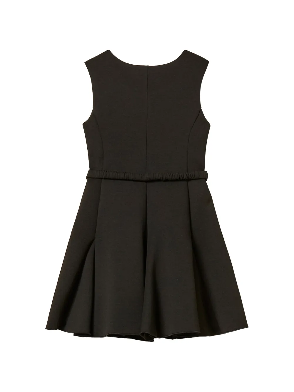 TWINSET Kids Scuba stoffen jurk Zwart