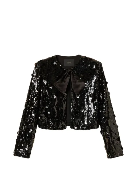 TWINSET full sequin jacket with flowers