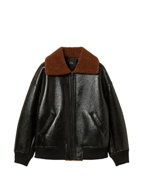 TWINSET chamarra bomber capitonada