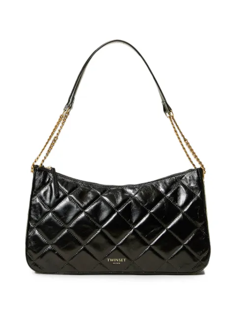 TWINSET large Liliane quilted leather bag