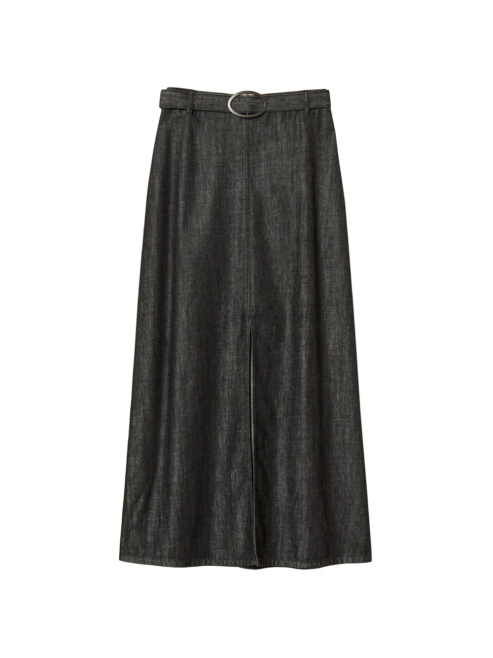 TWINSET long flowing denim skirt - Schwarz