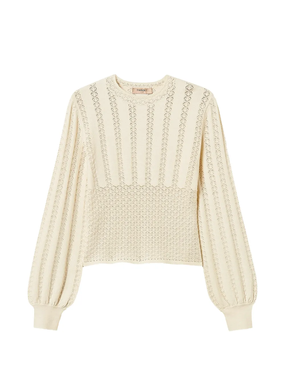 TWINSET Pullover mit rundem Ausschnitt - Nude