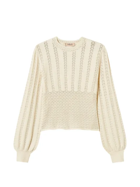 TWINSET jersey de punto con cuello redondo