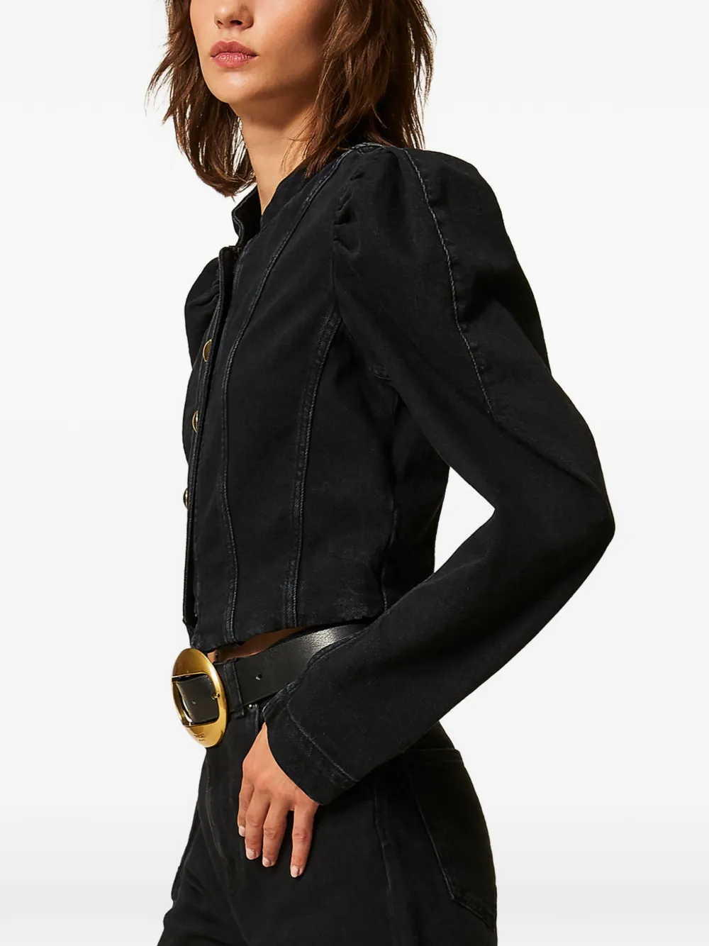 TWINSET Denim jack Zwart
