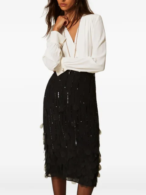 TWINSET falda midi Georgette