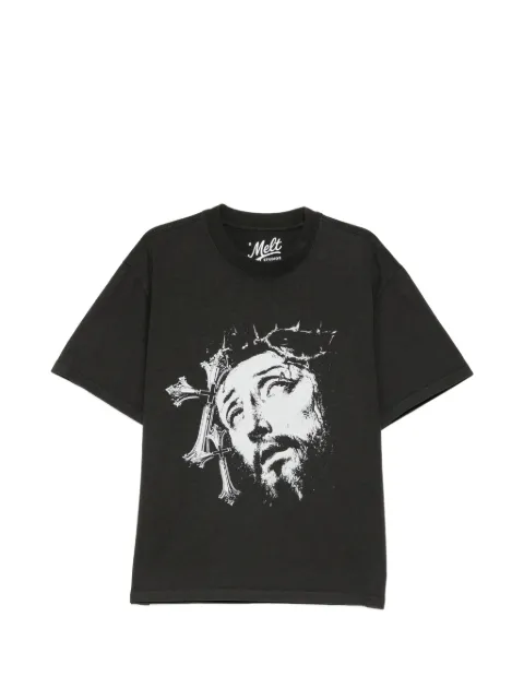 Melt graphic-print T-shirt
