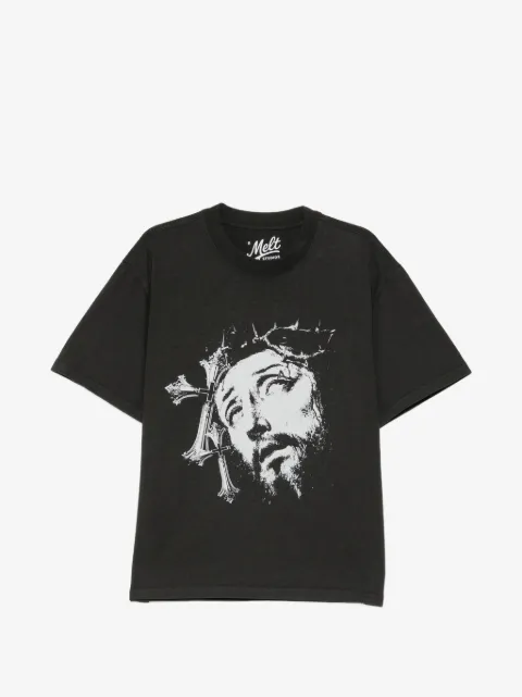 Melt graphic-print T-shirt