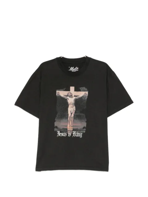 Melt graphic-print T-shirt