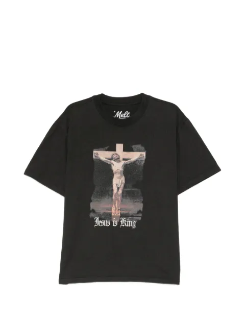 Melt graphic-print T-shirt