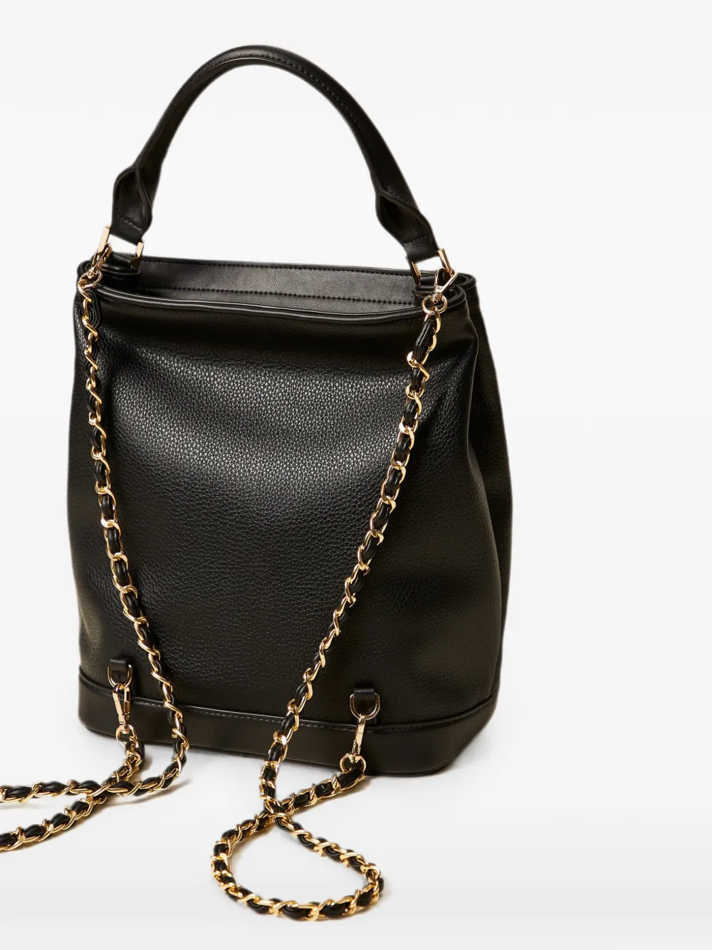 TWINSET Bucket-tas met logo Zwart