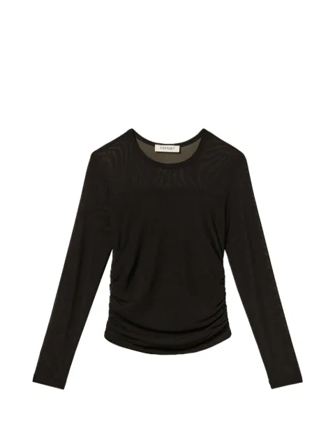 TWINSET Kids Gathered tulle T-shirt