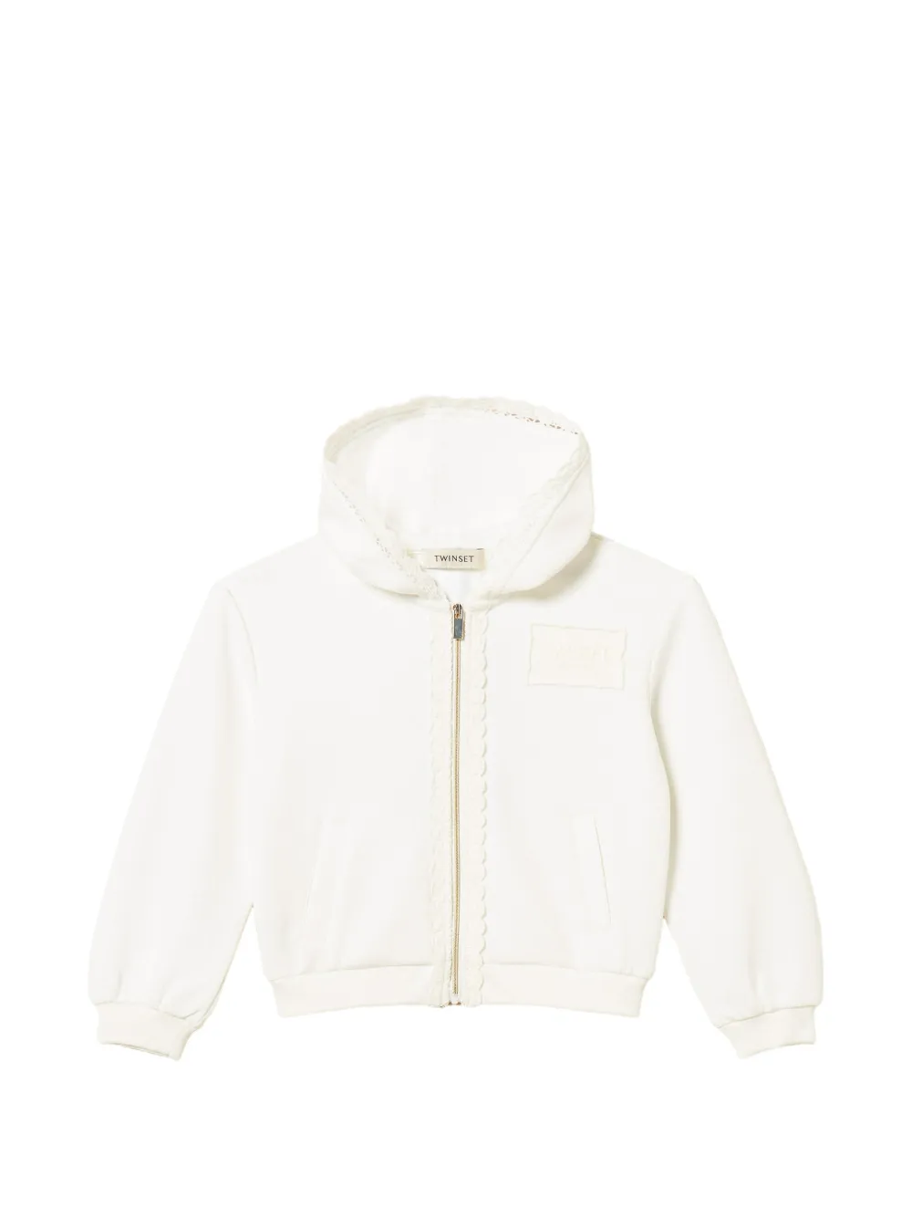 TWINSET Kids Felpa con cappuccio - Bianco