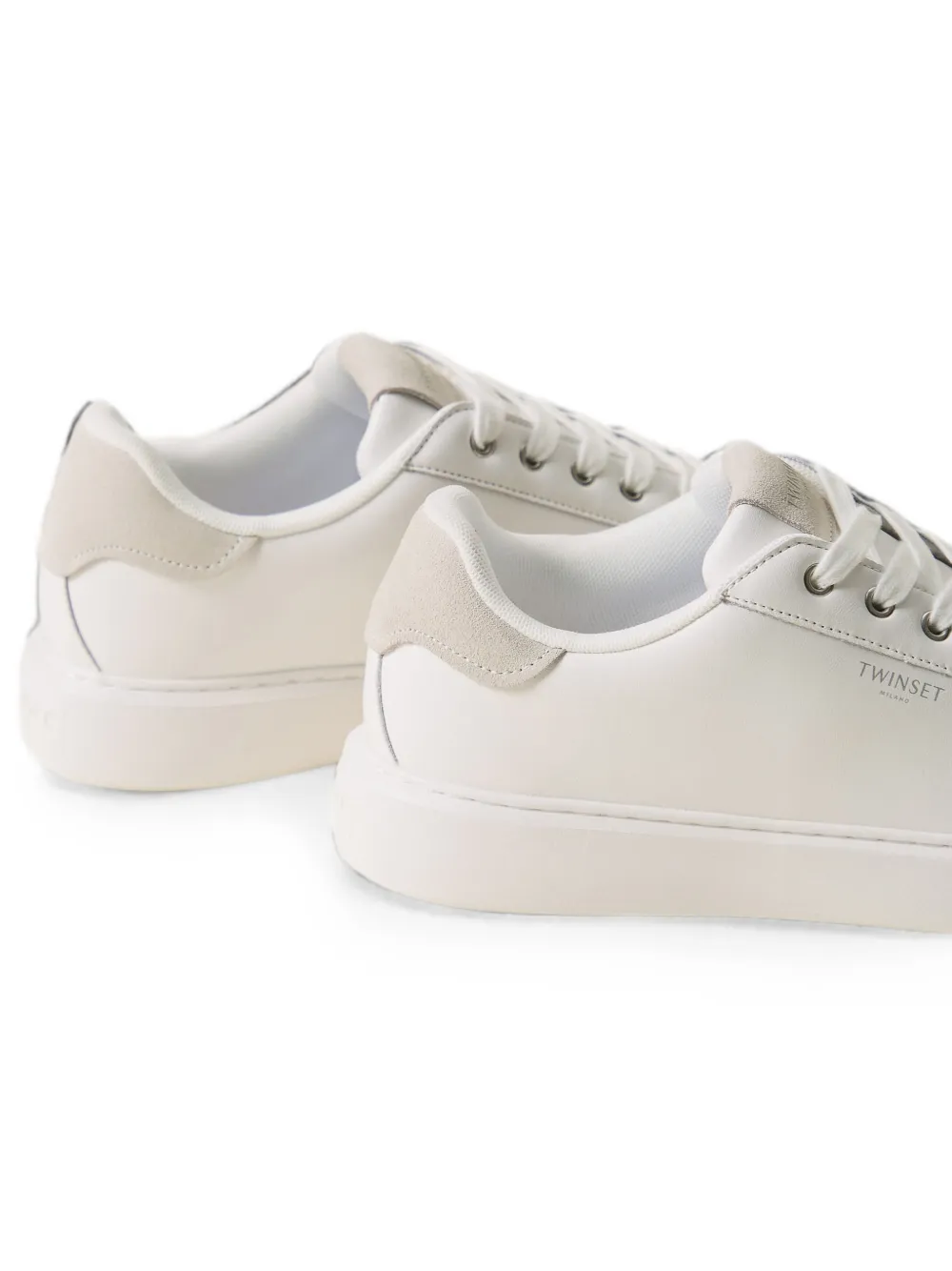 TWINSET leather trainers Wit